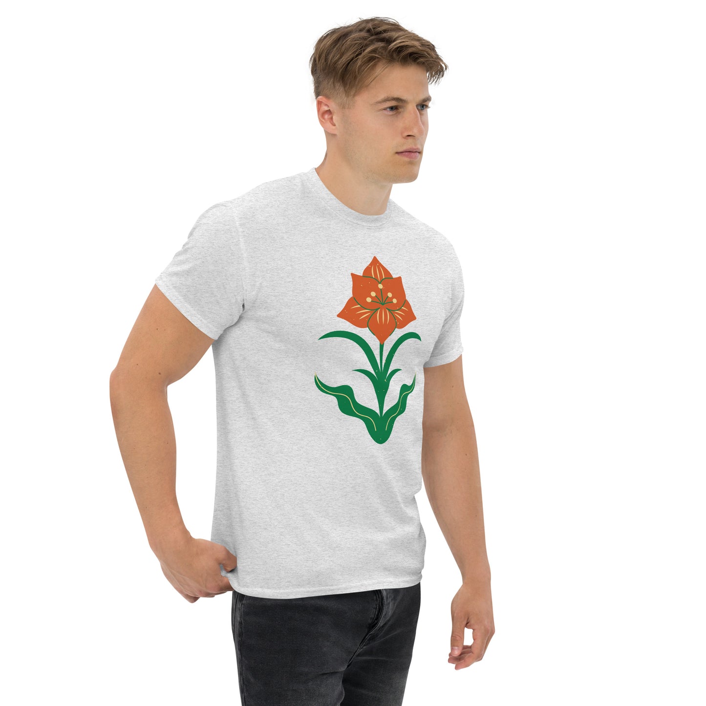 T-shirt classique homme - Fleur