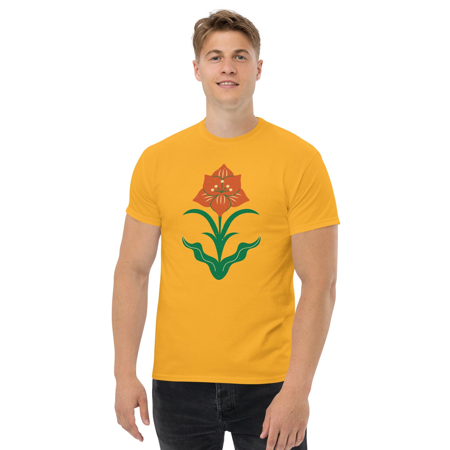 T-shirt classique homme - Fleur