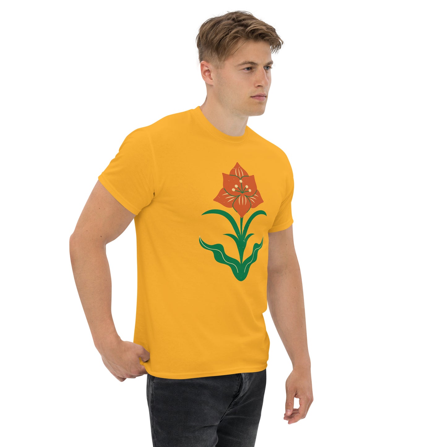 T-shirt classique homme - Fleur