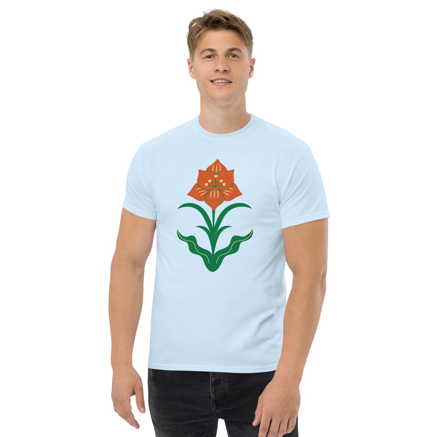 T-shirt classique homme - Fleur