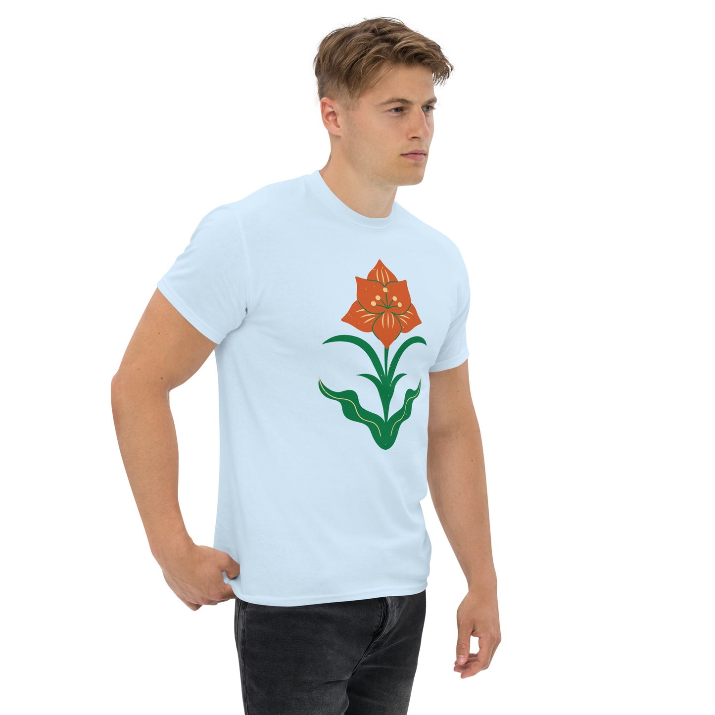 T-shirt classique homme - Fleur