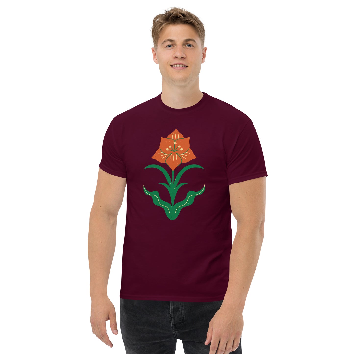 T-shirt classique homme - Cerf De Noël