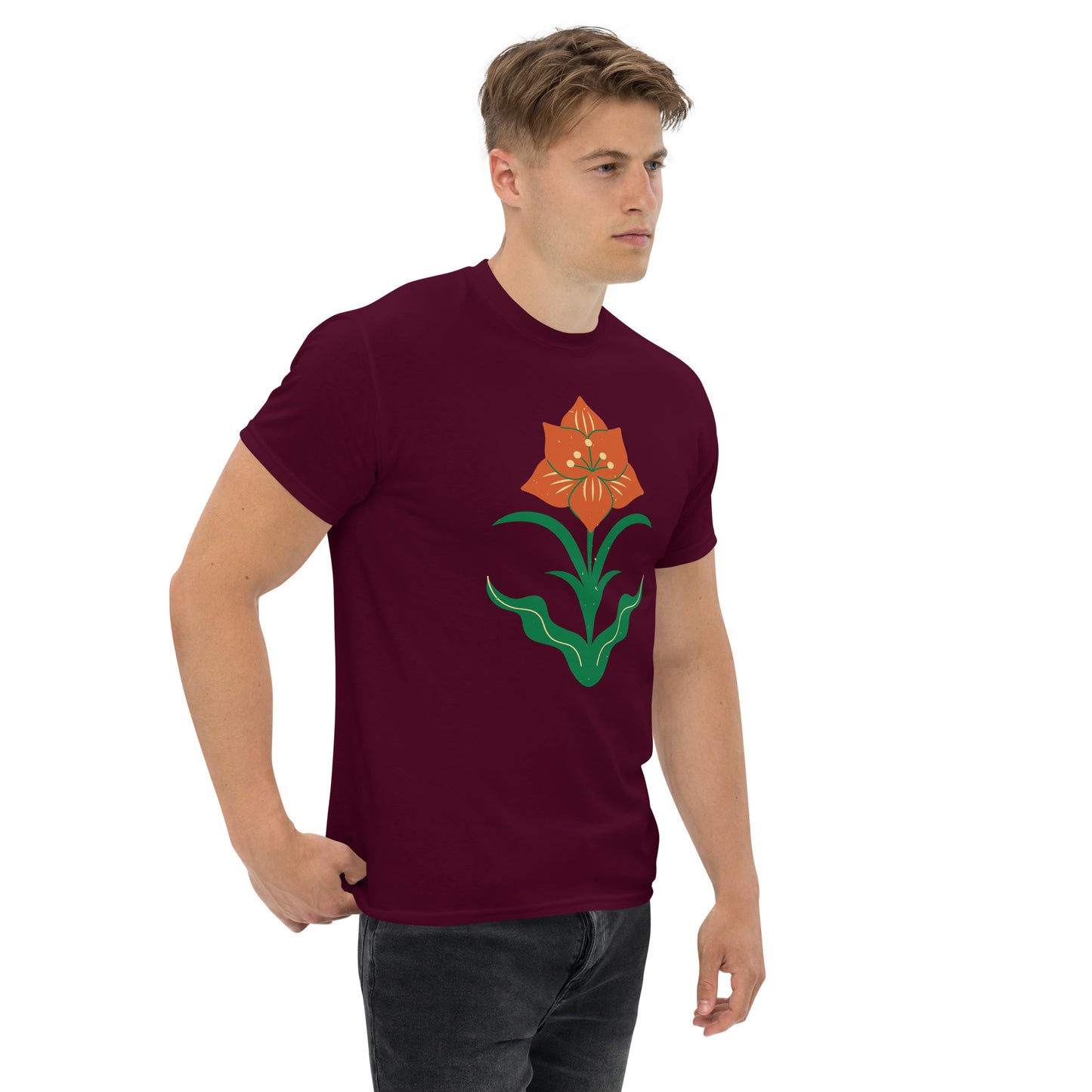 T-shirt classique homme - Cerf De Noël