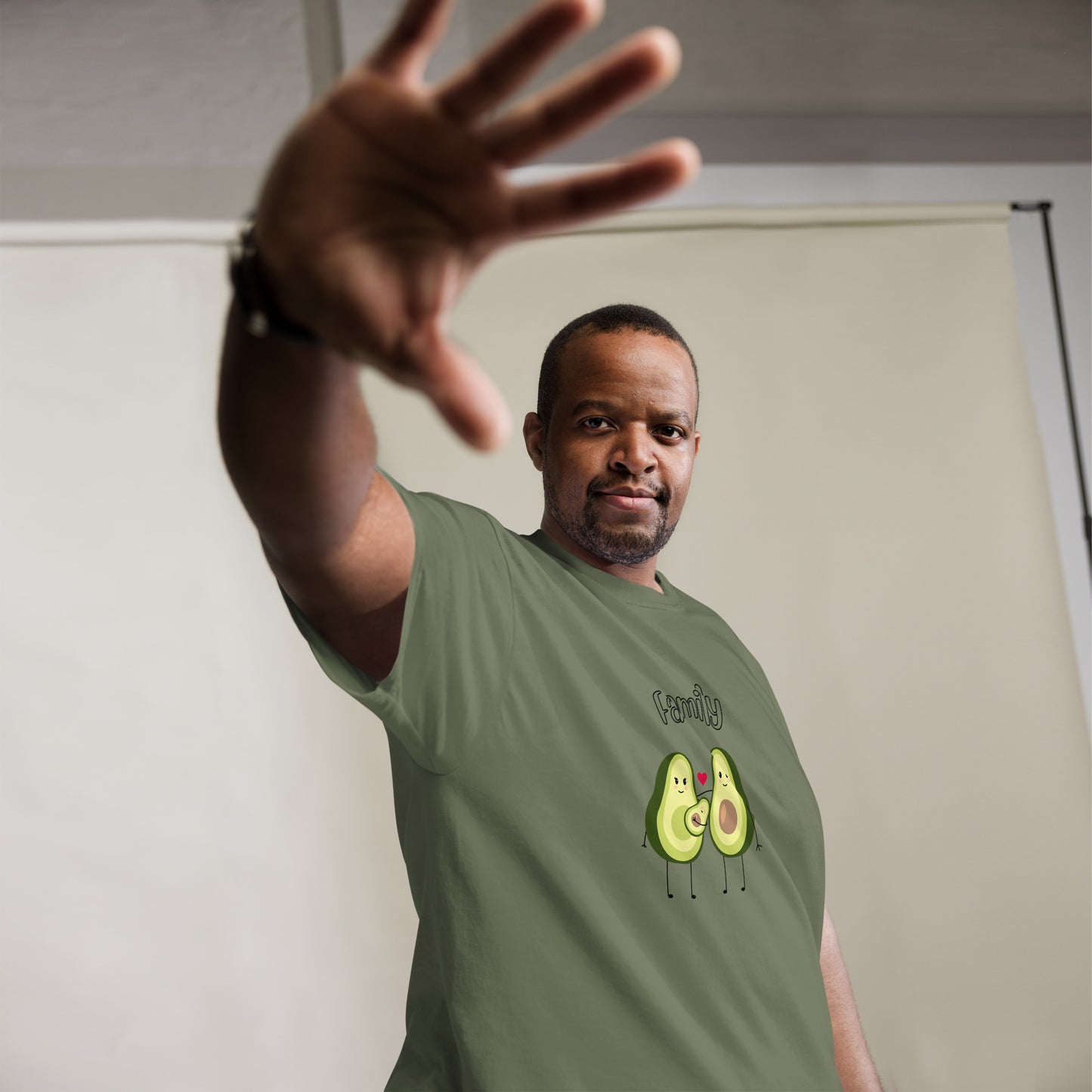 T-shirt classique homme - Avocado Family