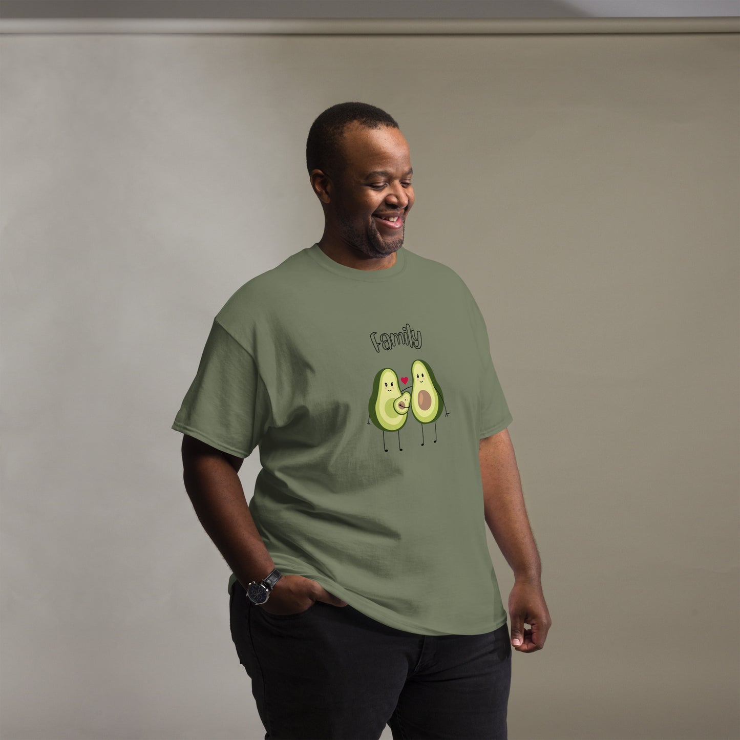 T-shirt classique homme - Avocado Family