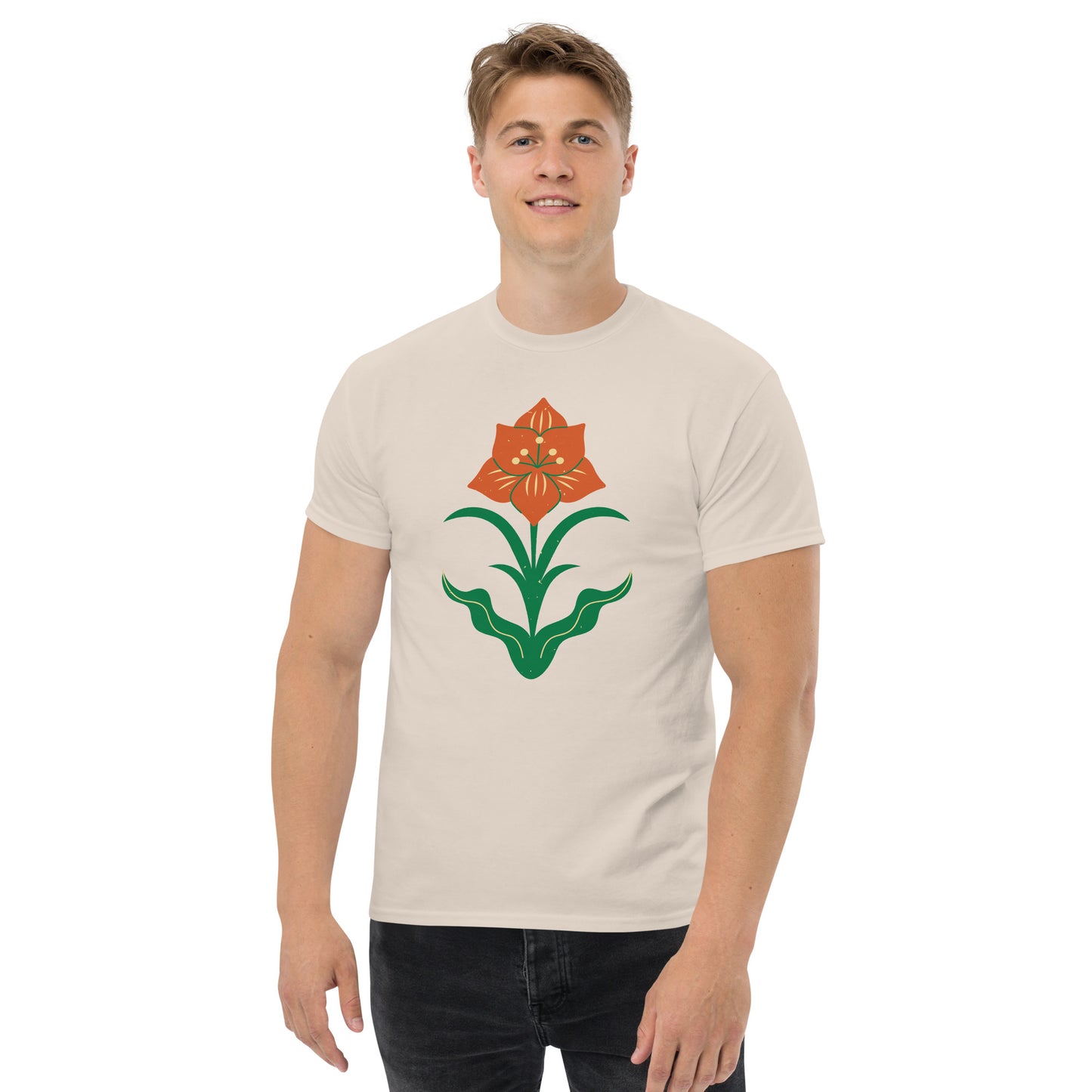 T-shirt classique homme - Fleur