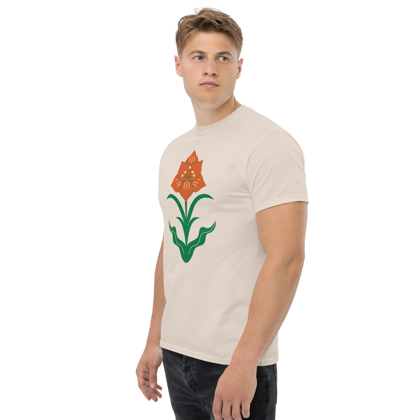 T-shirt classique homme - Fleur