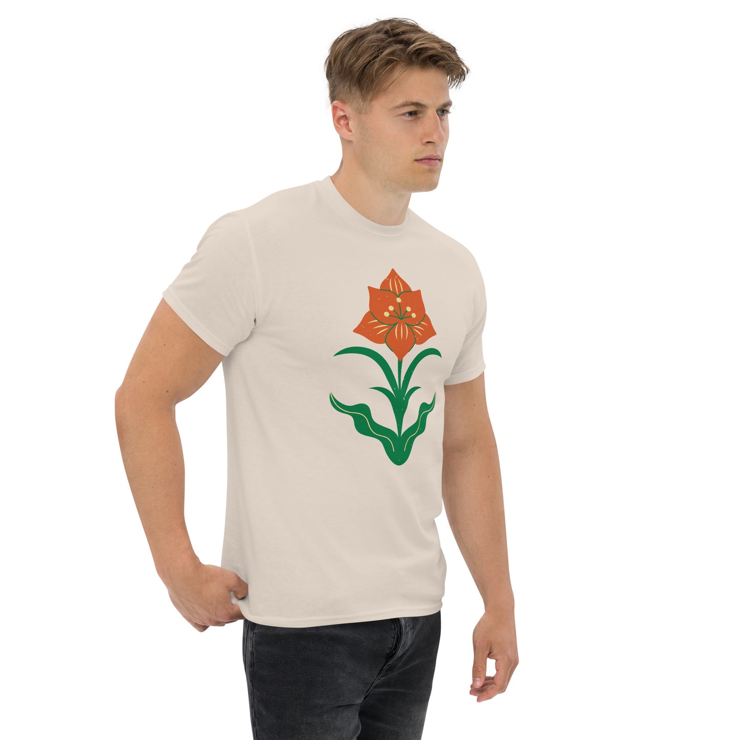T-shirt classique homme - Fleur