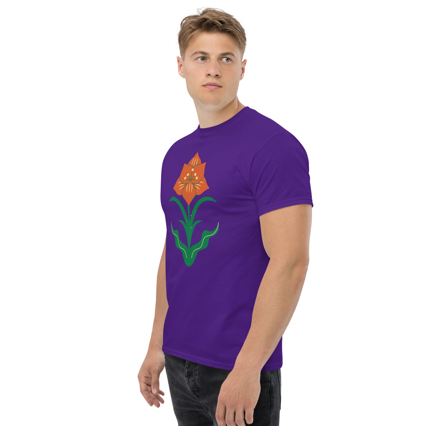 T-shirt classique homme - Cerf De Noël