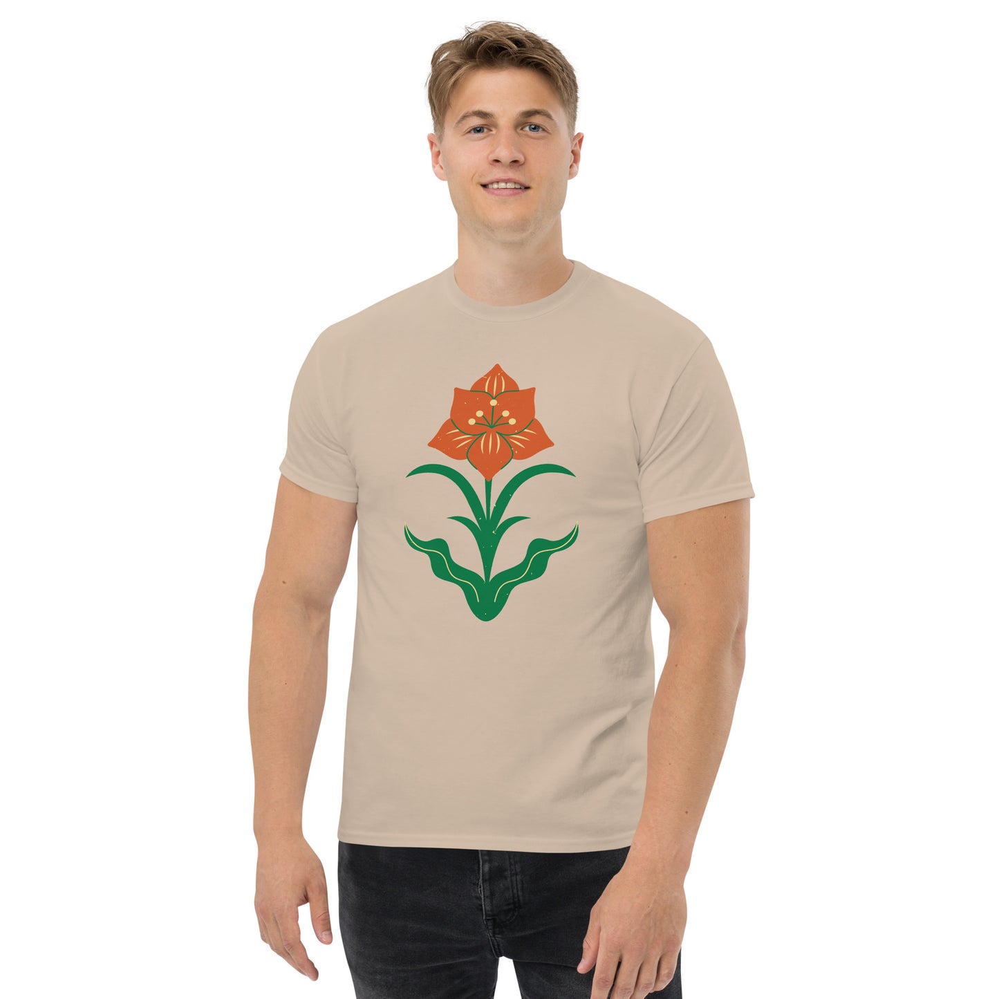 T-shirt classique homme - Fleur