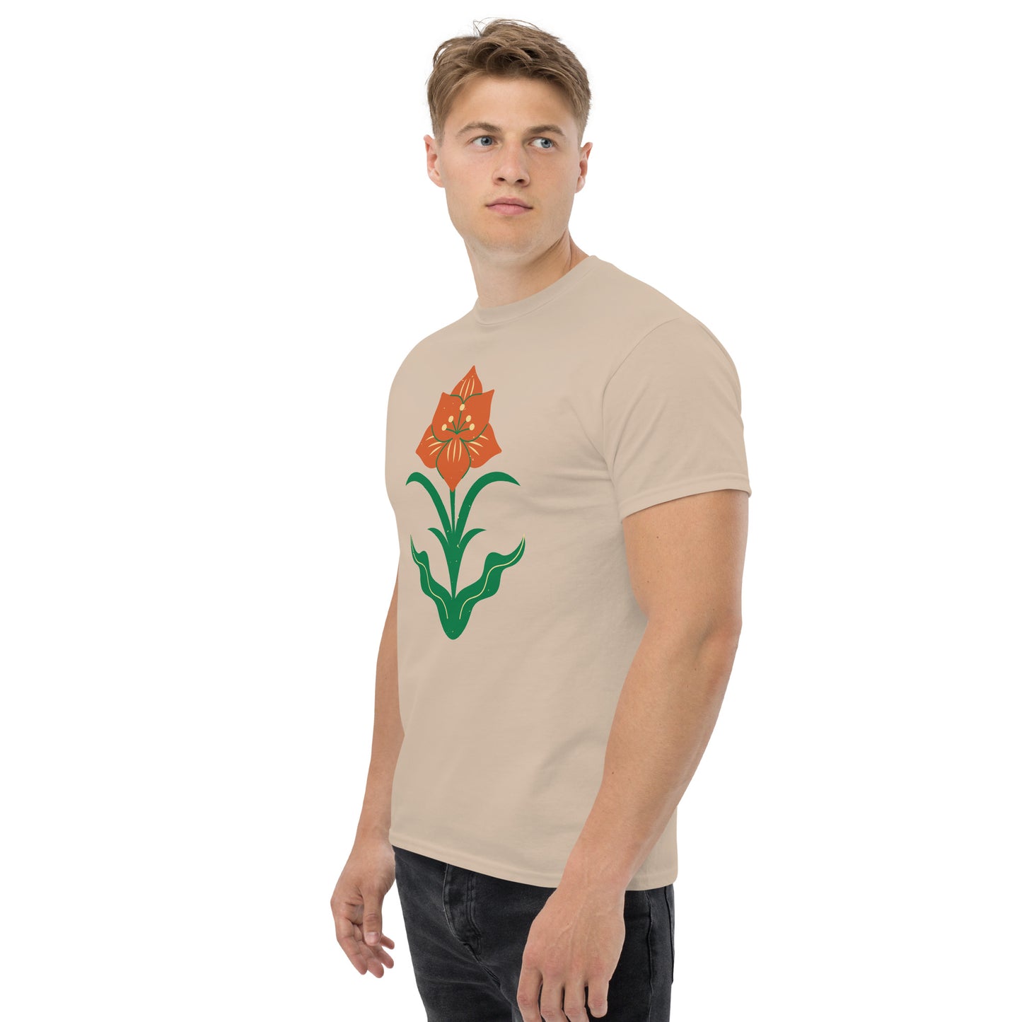 T-shirt classique homme - Fleur