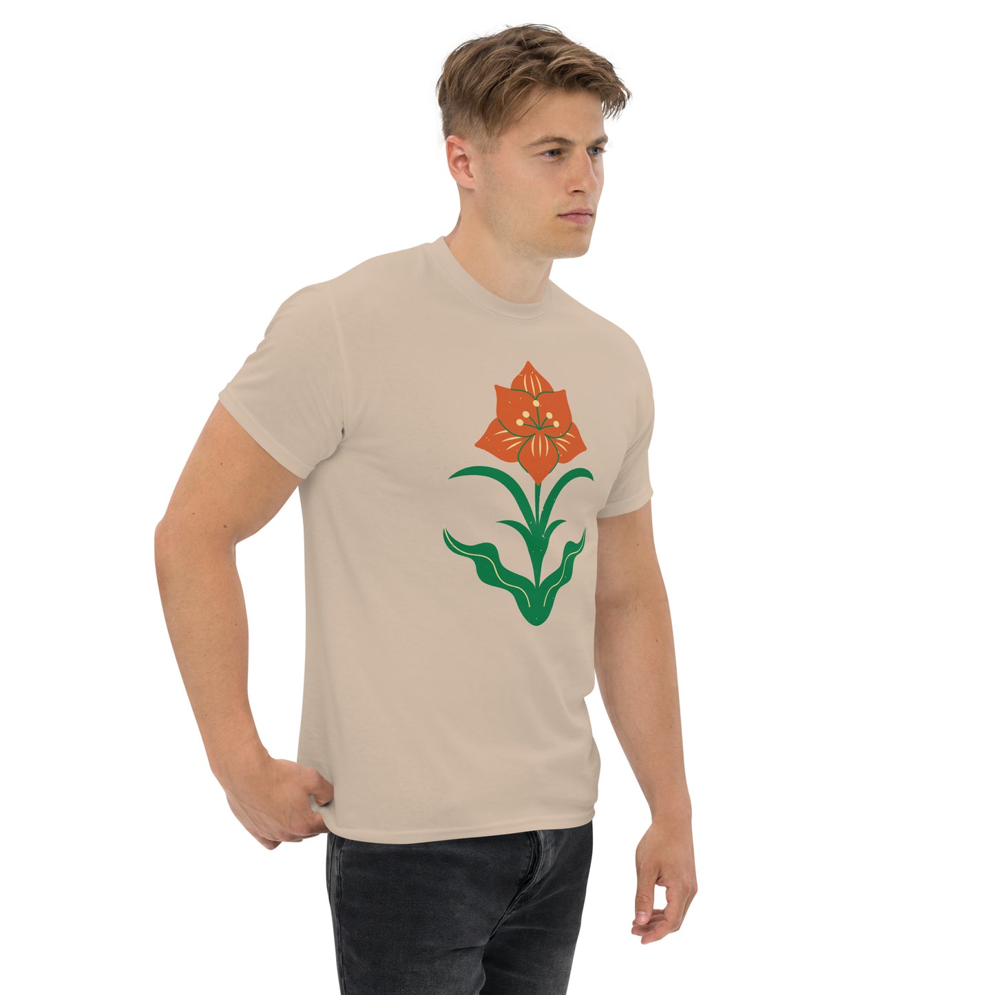T-shirt classique homme - Fleur