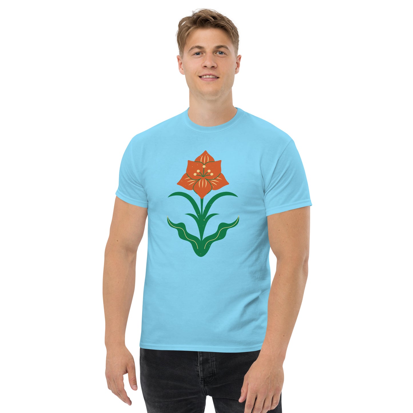 T-shirt classique homme - Fleur