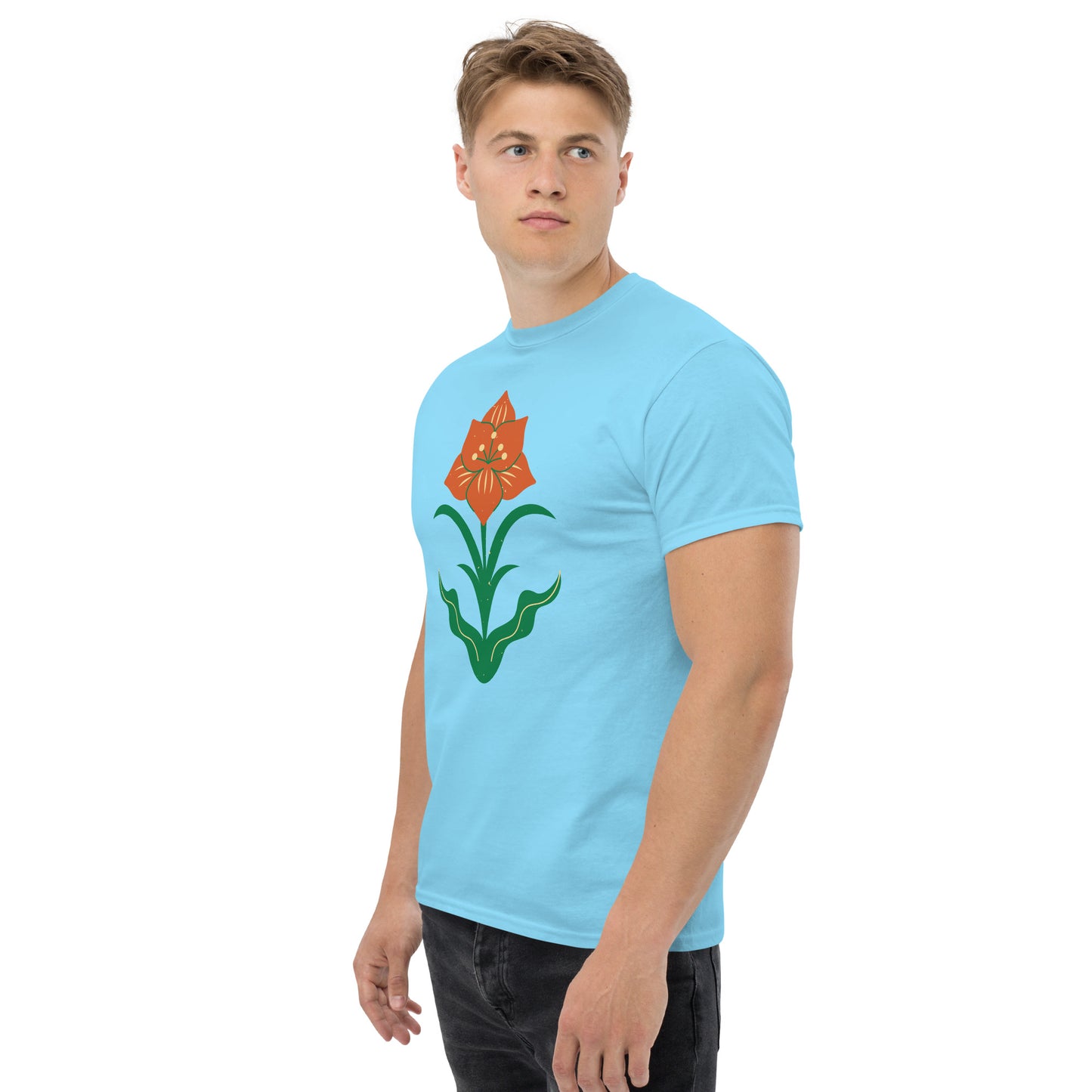 T-shirt classique homme - Fleur