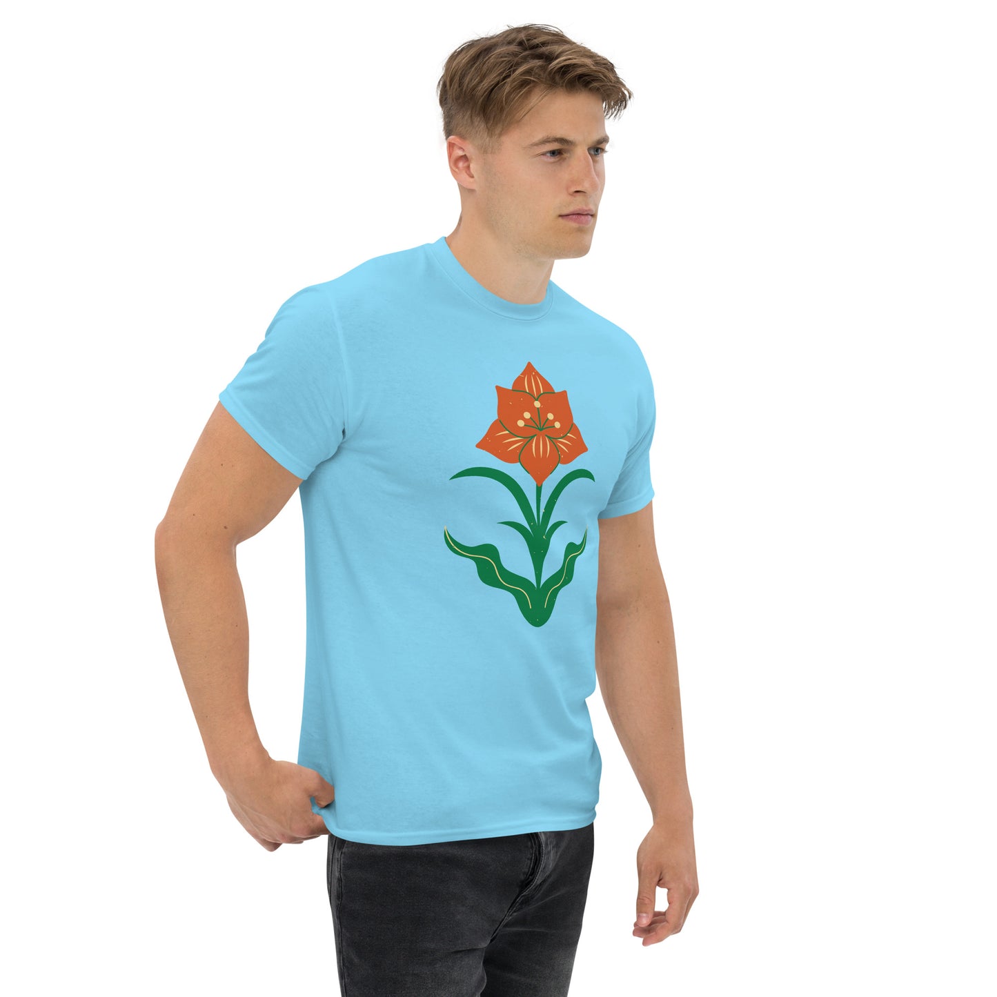 T-shirt classique homme - Fleur