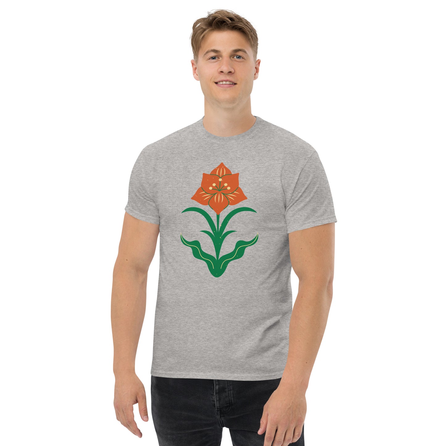T-shirt classique homme - Fleur