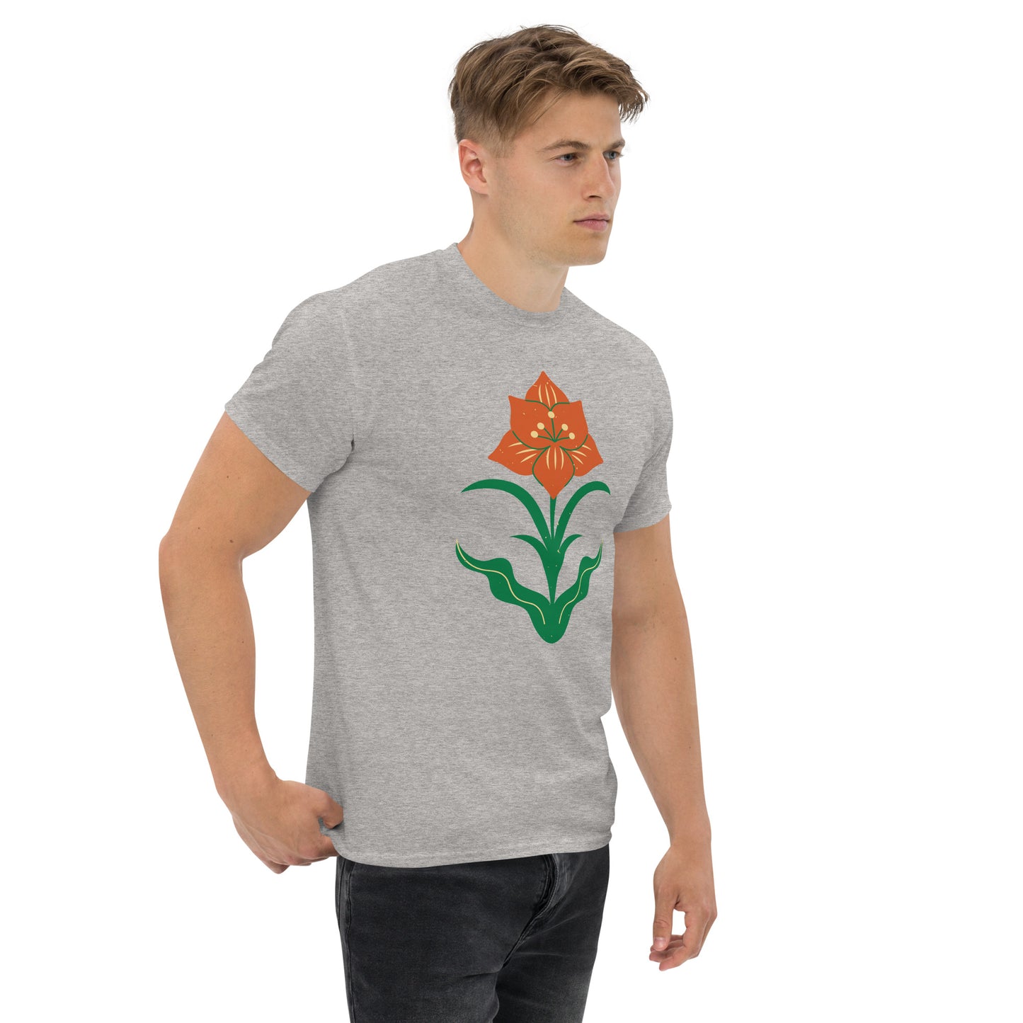 T-shirt classique homme - Fleur