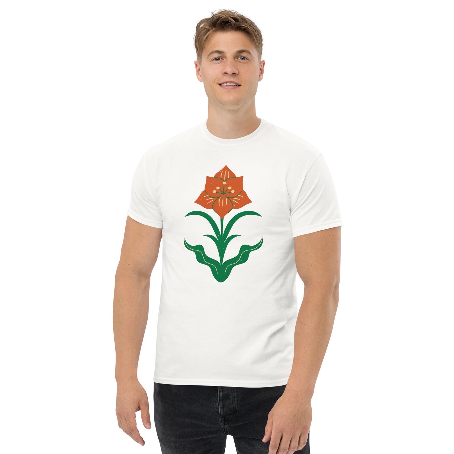 T-shirt classique homme - Fleur