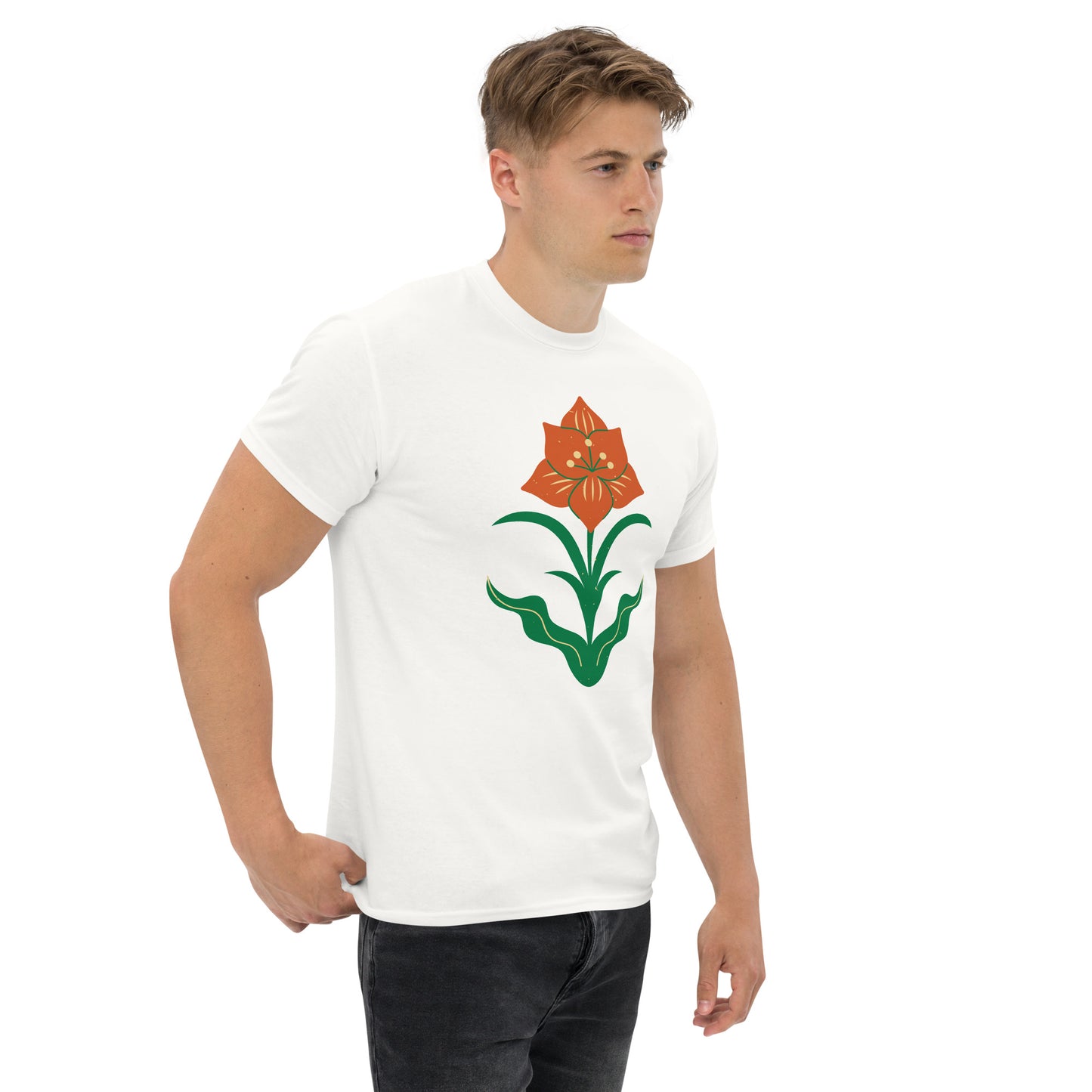 T-shirt classique homme - Fleur
