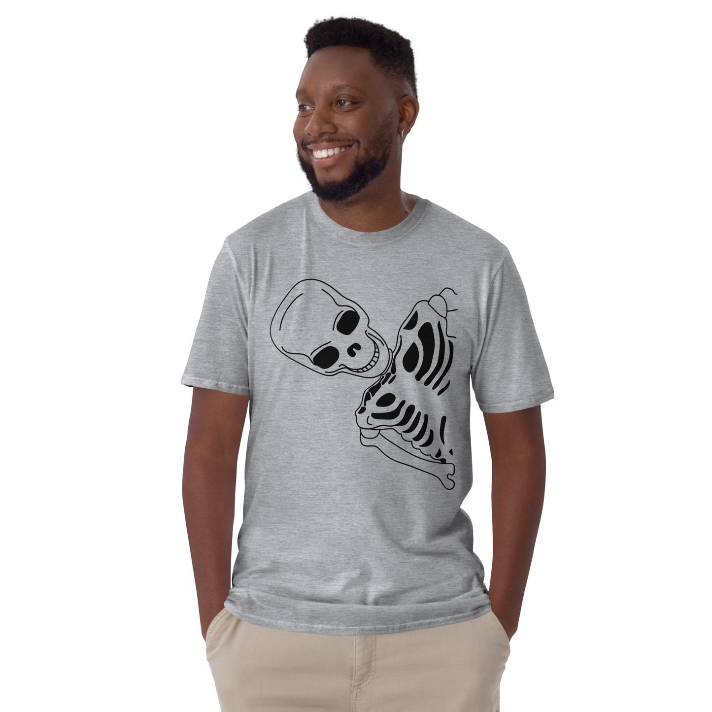 T-shirt Unisexe à Manches Courtes - Squelette