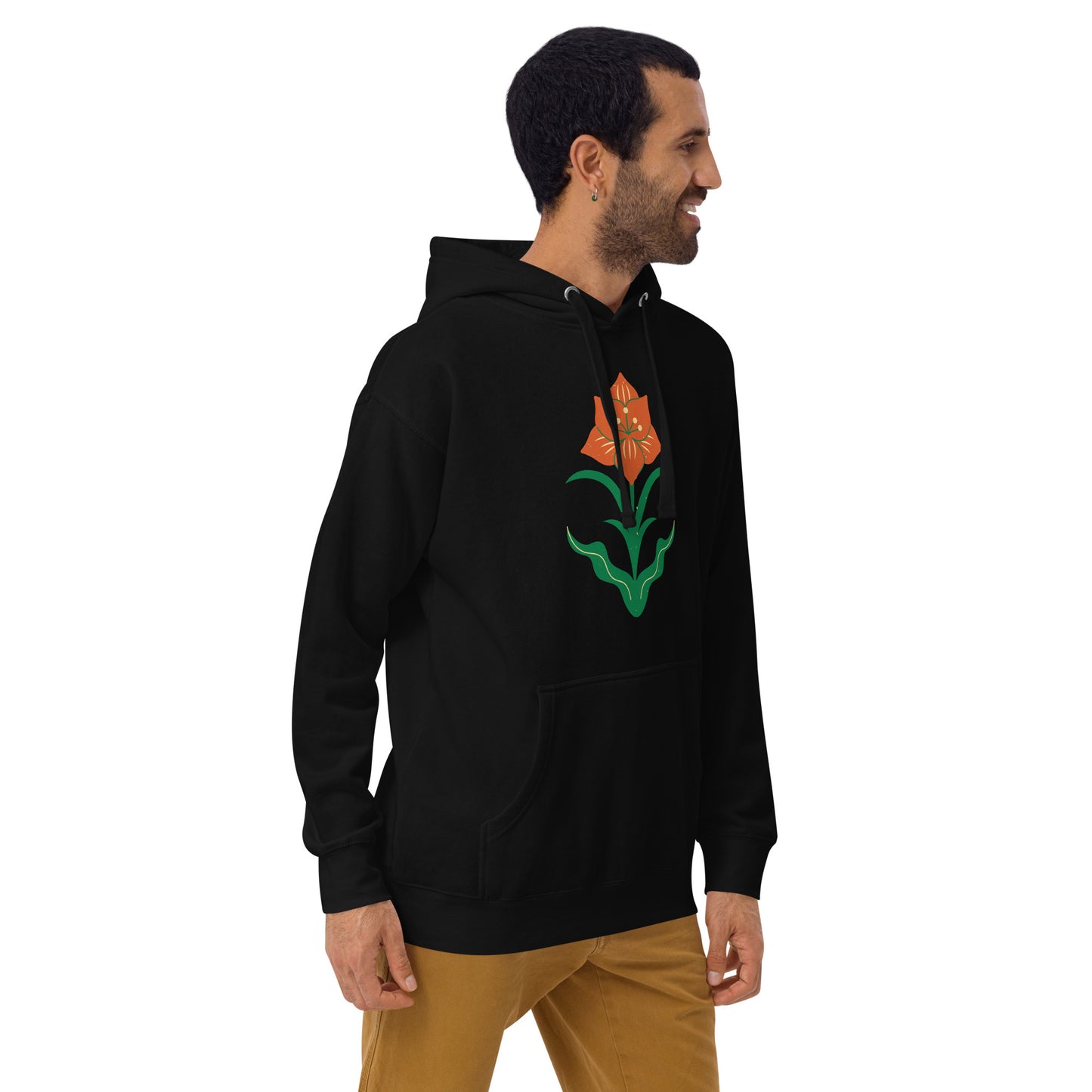 Sweat à Capuche Unisexe - Fleur