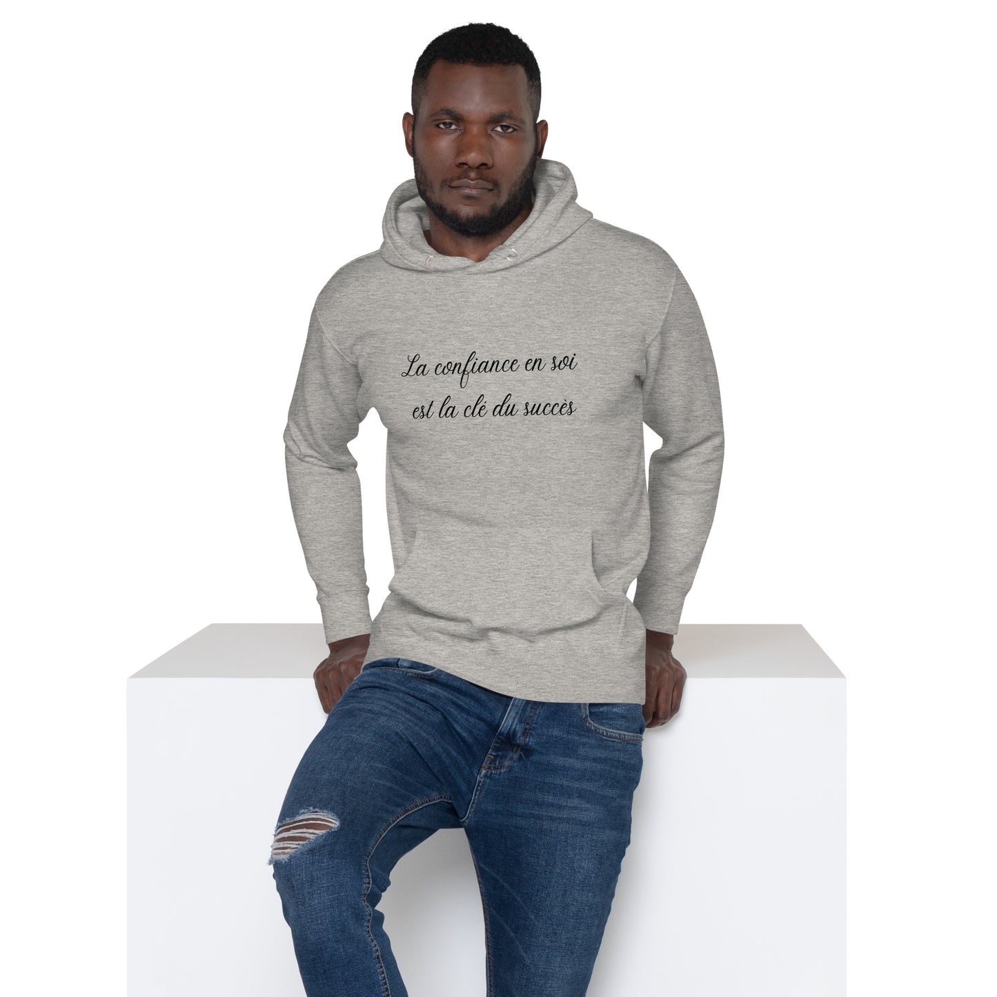 Sweat à Capuche Unisexe - La confiance en soi est la clé du succès