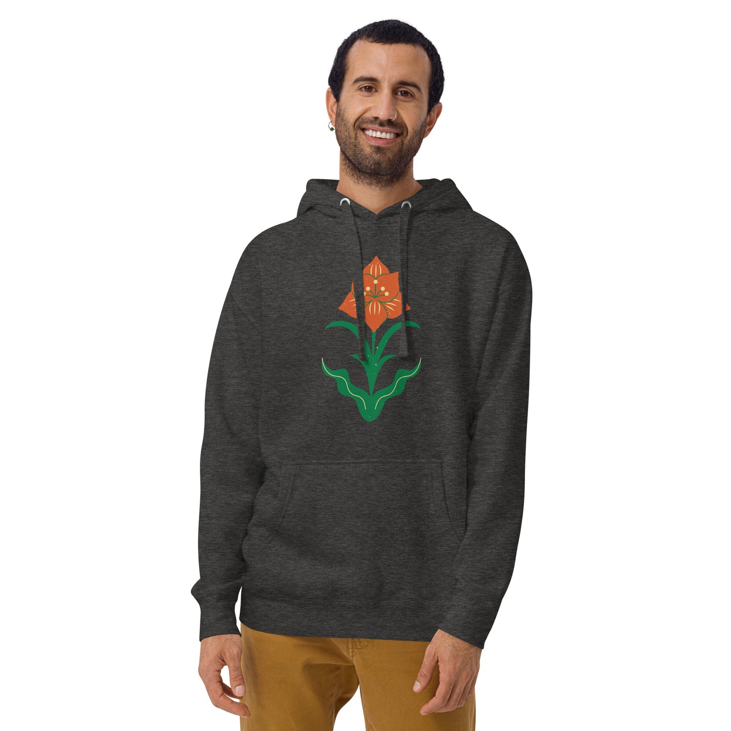 Sweat à Capuche Unisexe - Fleur