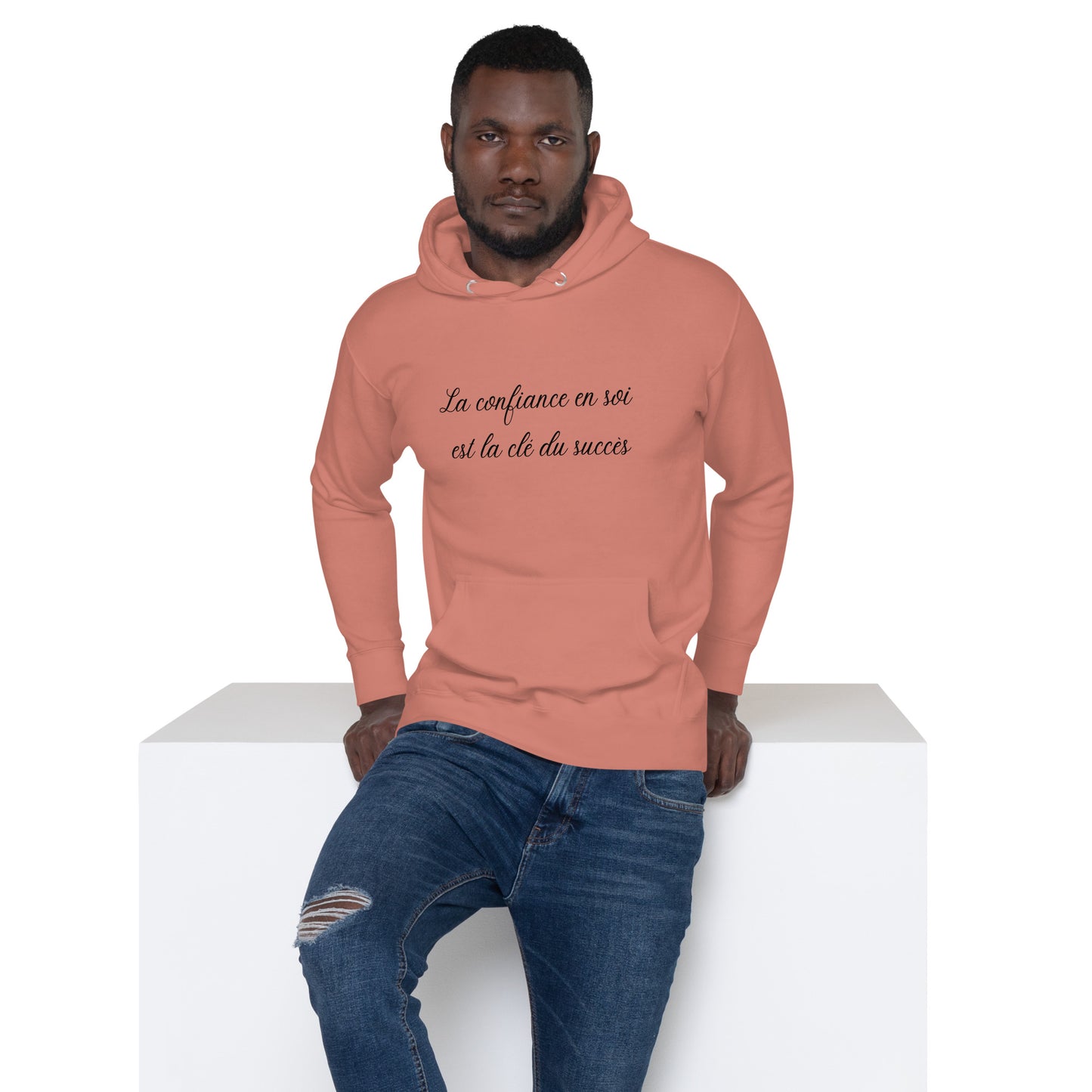 Sweat à Capuche Unisexe - La confiance en soi est la clé du succès