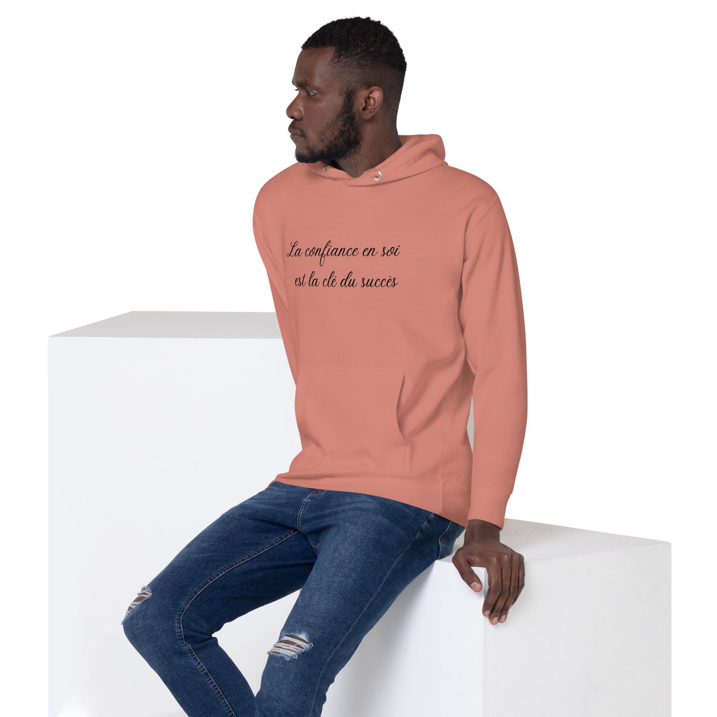 Sweat à Capuche Unisexe - La confiance en soi est la clé du succès