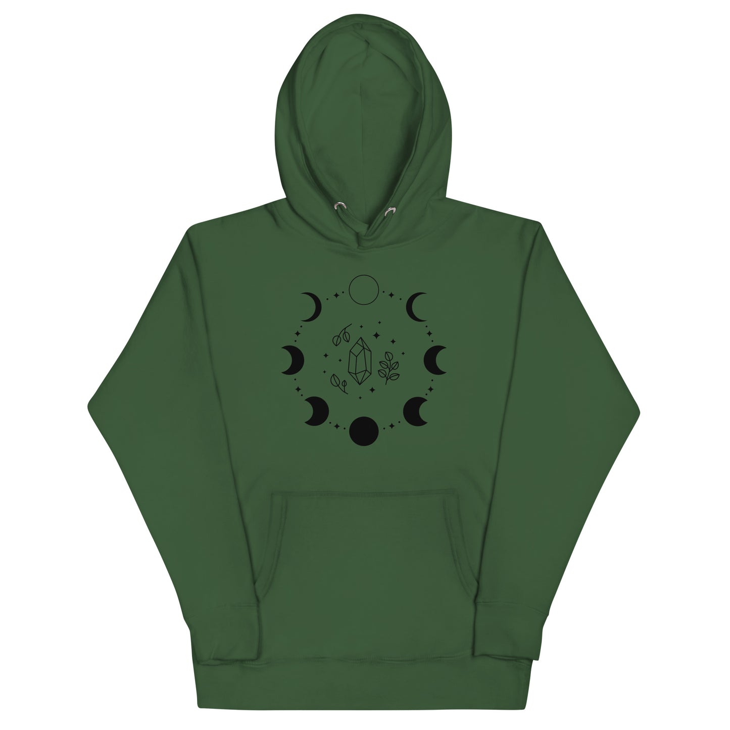 Sweat à Capuche Unisexe - Cycle de Lune