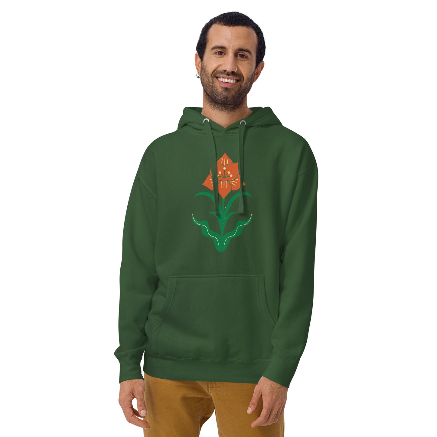 Sweat à Capuche Unisexe - Fleur