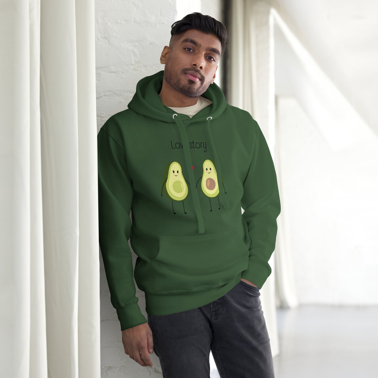Sweat à Capuche Unisexe - Avocado Couple