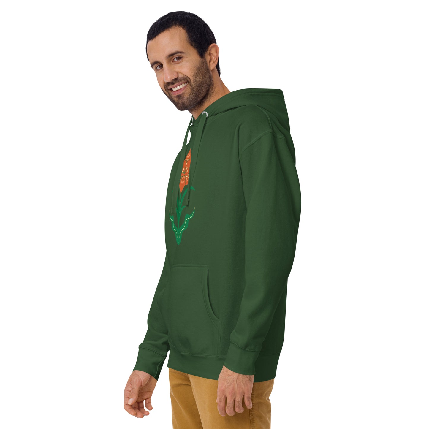 Sweat à Capuche Unisexe - Fleur