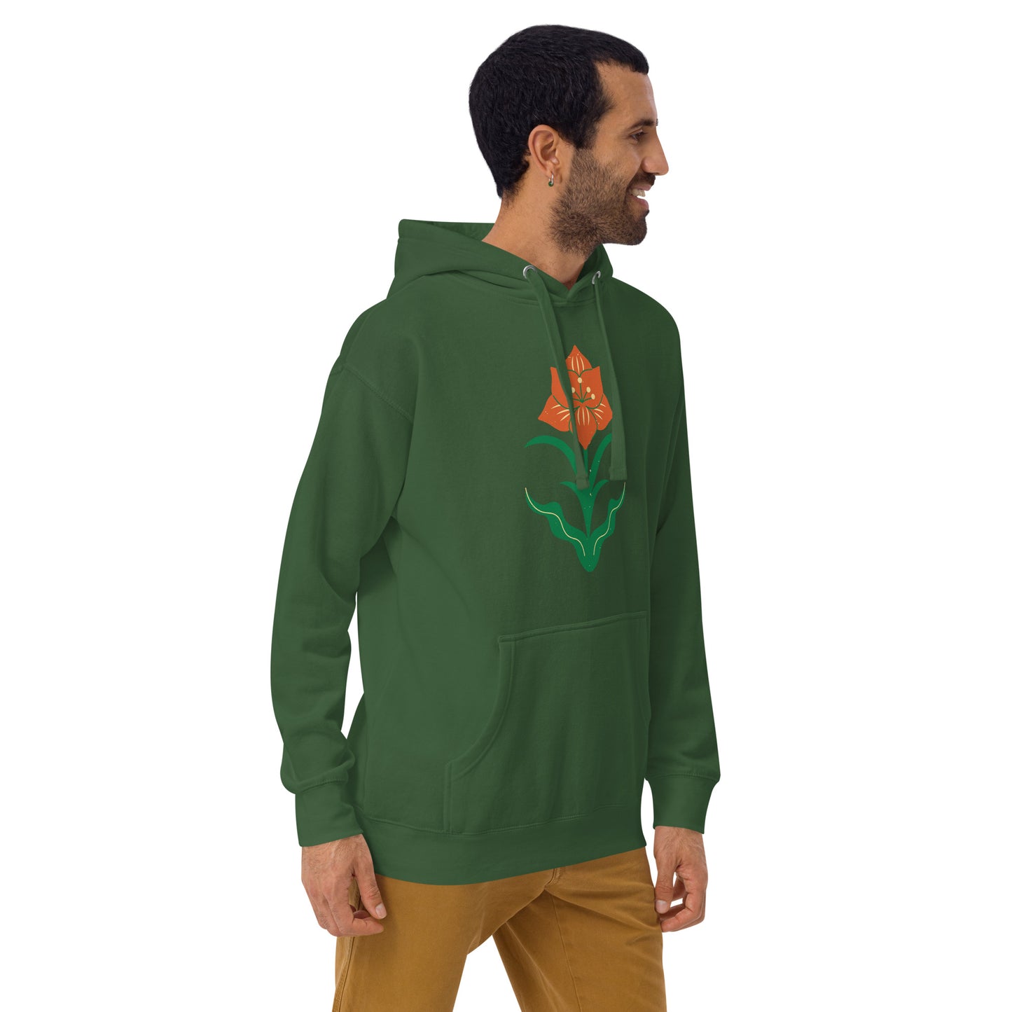 Sweat à Capuche Unisexe - Fleur