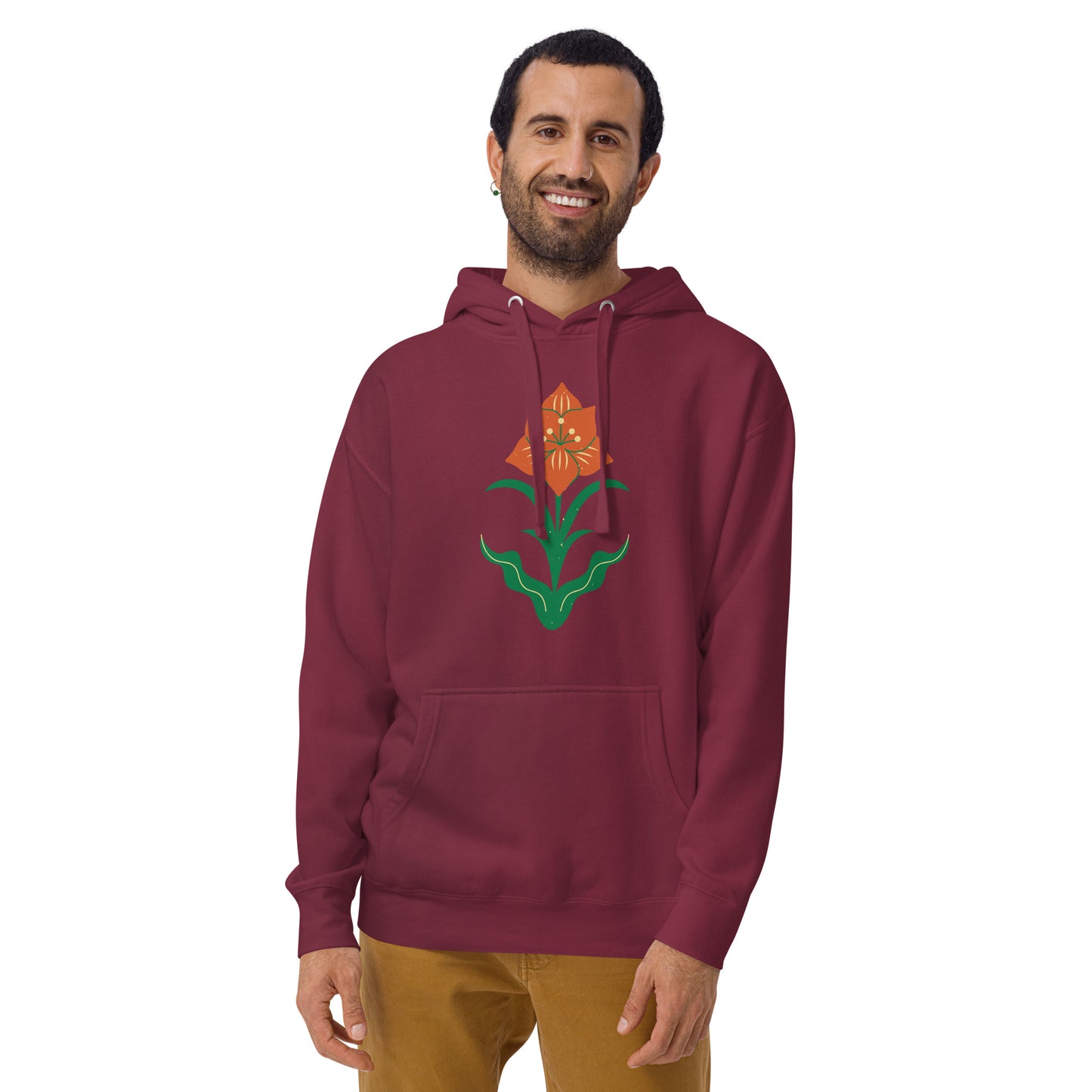 Sweat à Capuche Unisexe - Fleur