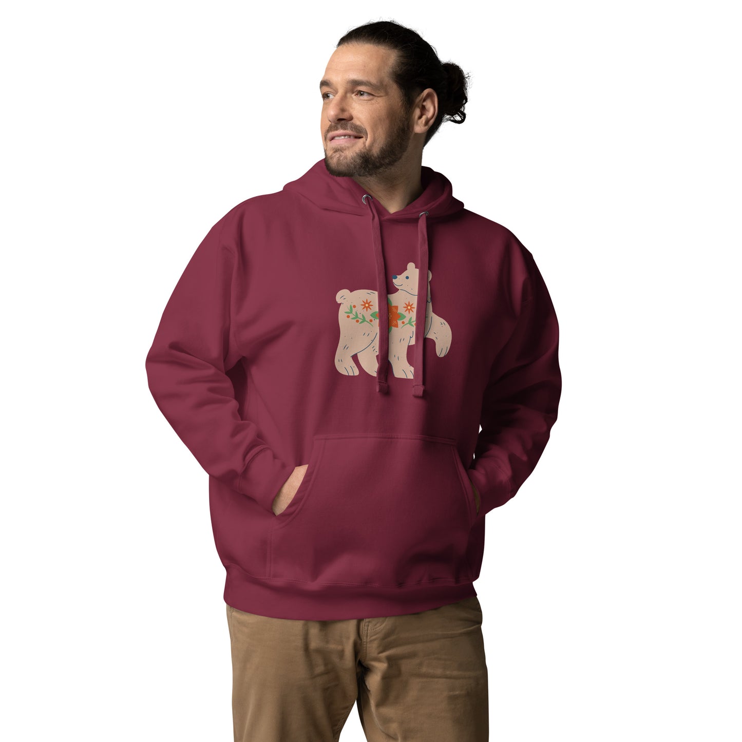 Sweat à Capuche Unisexe - Biche De Noël