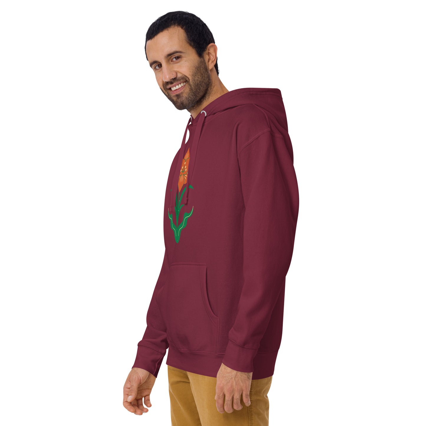 Sweat à Capuche Unisexe - Fleur