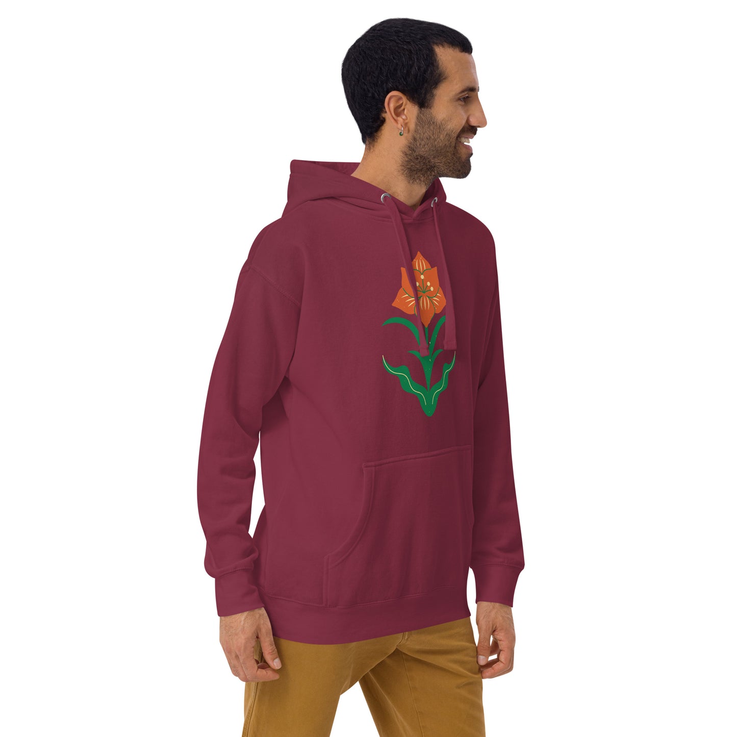 Sweat à Capuche Unisexe - Fleur