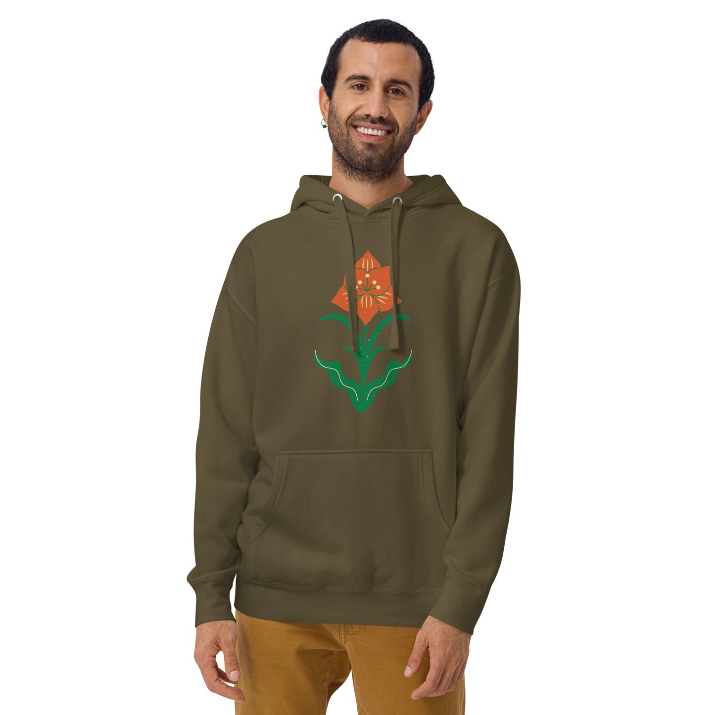 Sweat à Capuche Unisexe - Fleur
