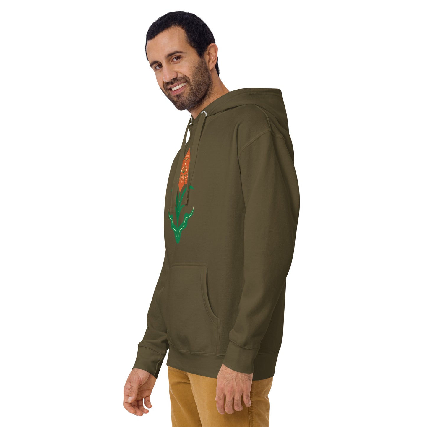 Sweat à Capuche Unisexe - Fleur