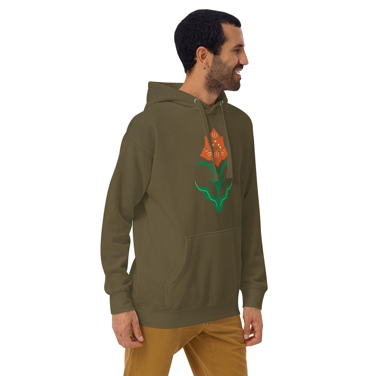 Sweat à Capuche Unisexe - Fleur
