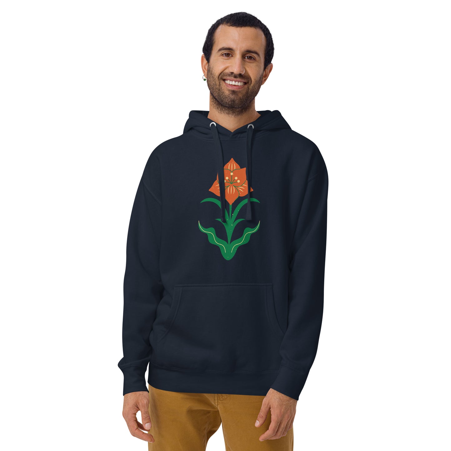 Sweat à Capuche Unisexe - Fleur