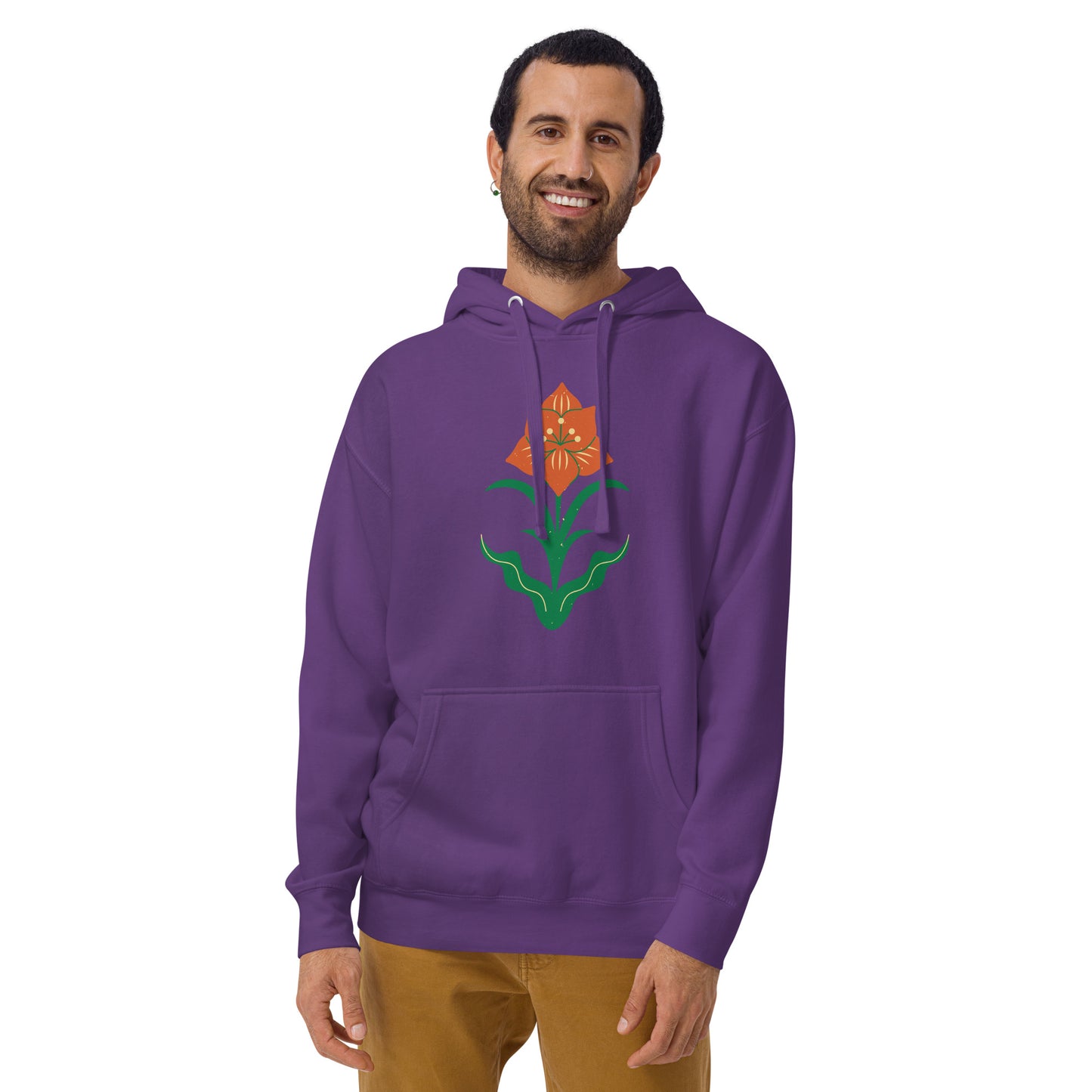 Sweat à Capuche Unisexe - Fleur