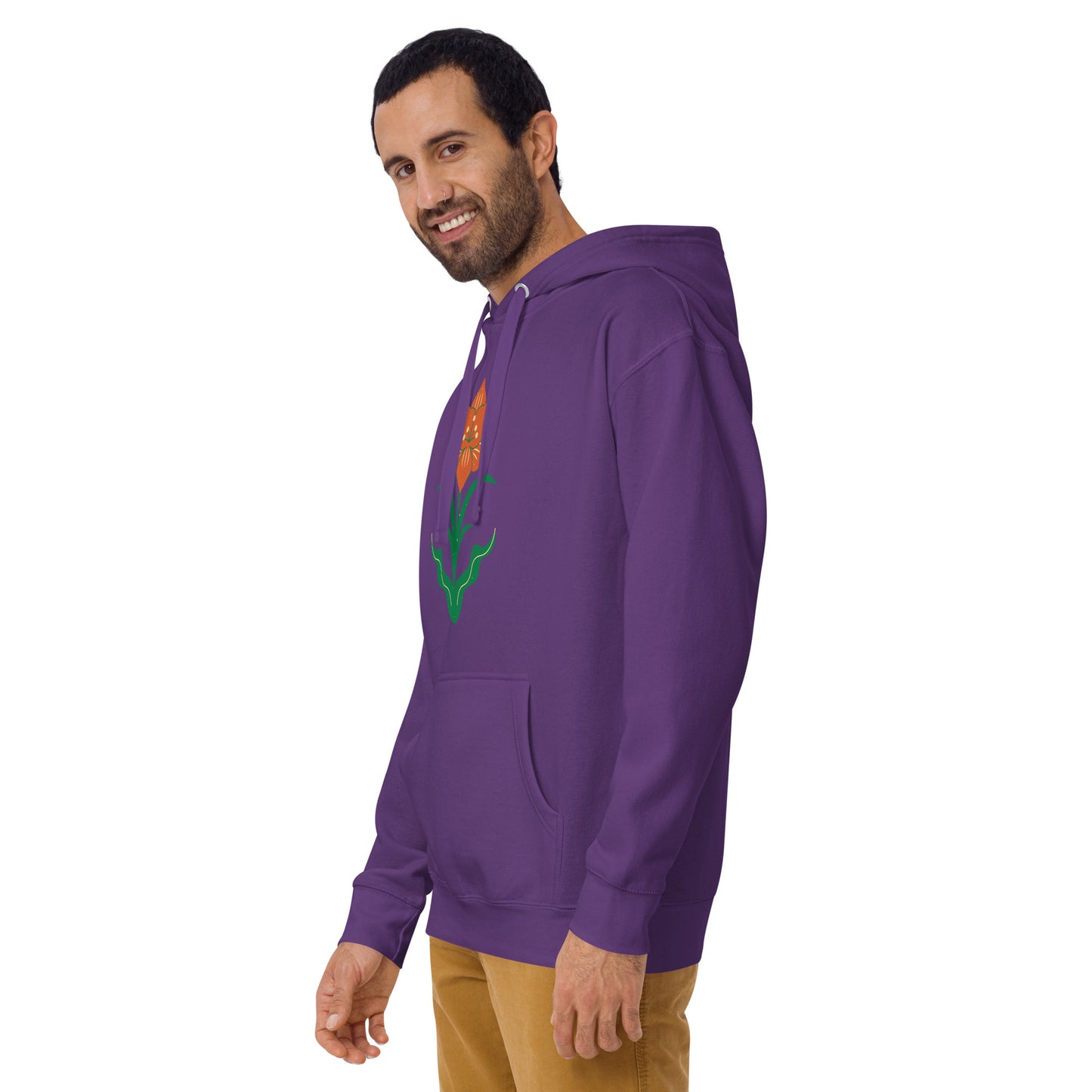 Sweat à Capuche Unisexe - Fleur