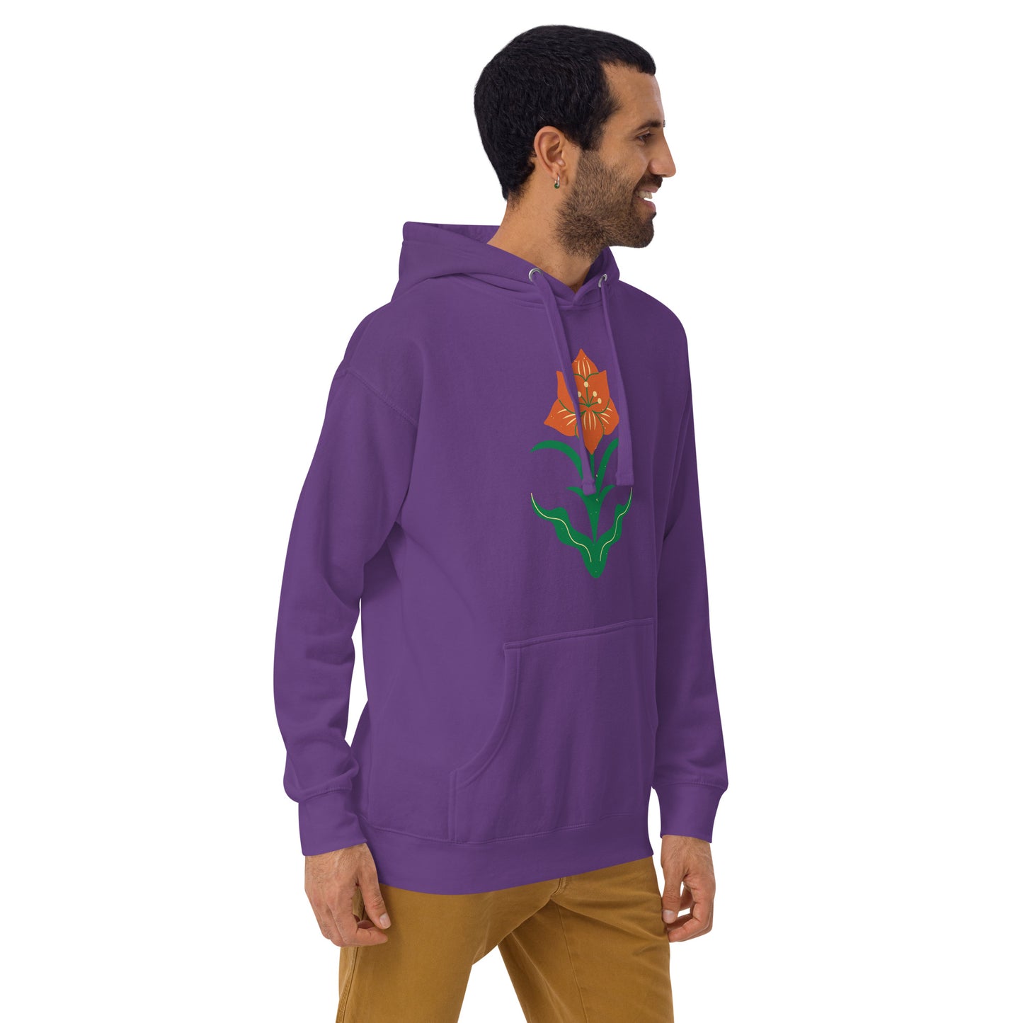 Sweat à Capuche Unisexe - Fleur