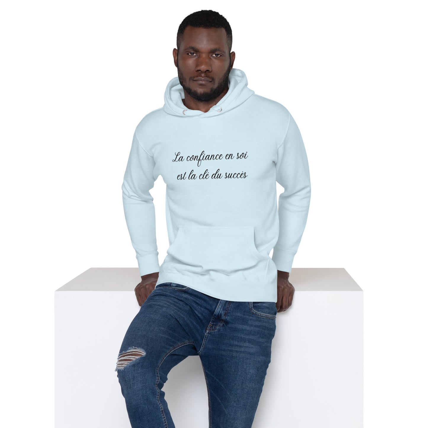 Sweat à Capuche Unisexe - La confiance en soi est la clé du succès