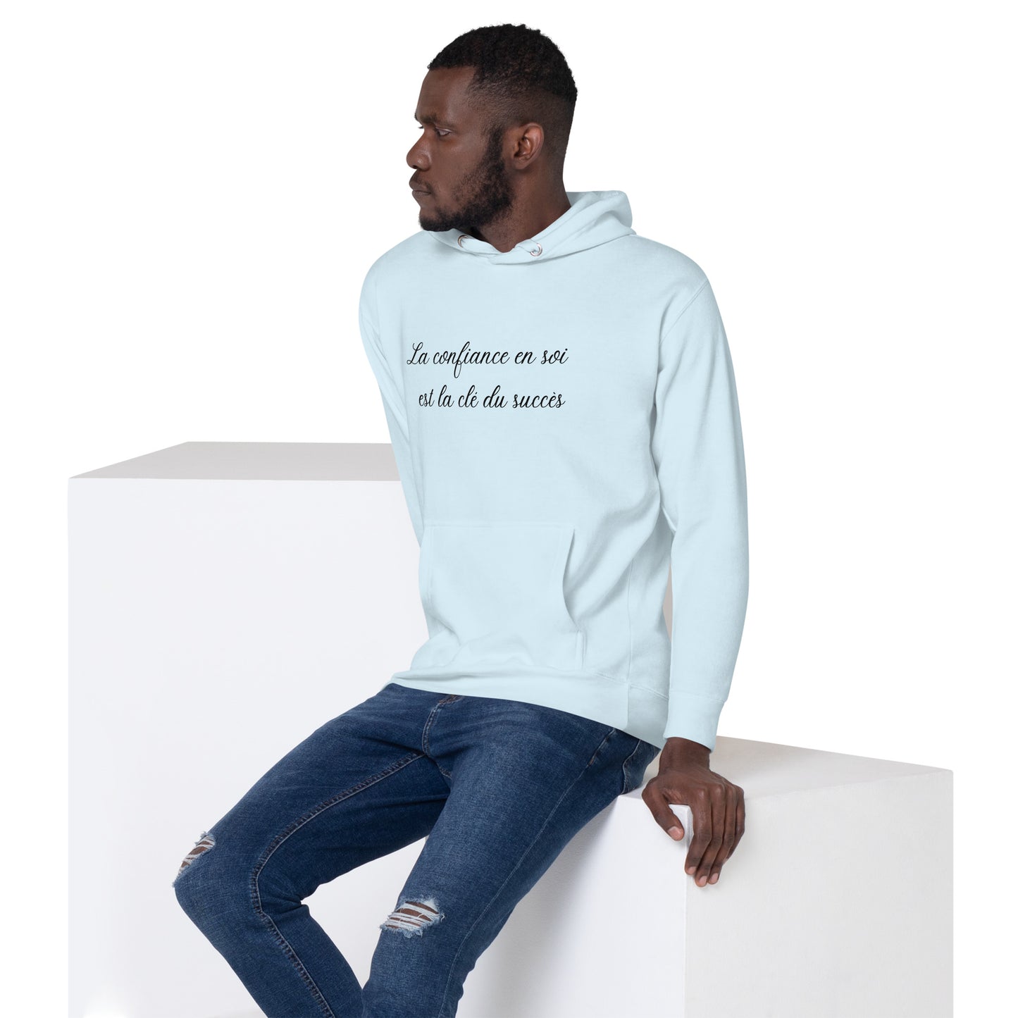 Sweat à Capuche Unisexe - La confiance en soi est la clé du succès