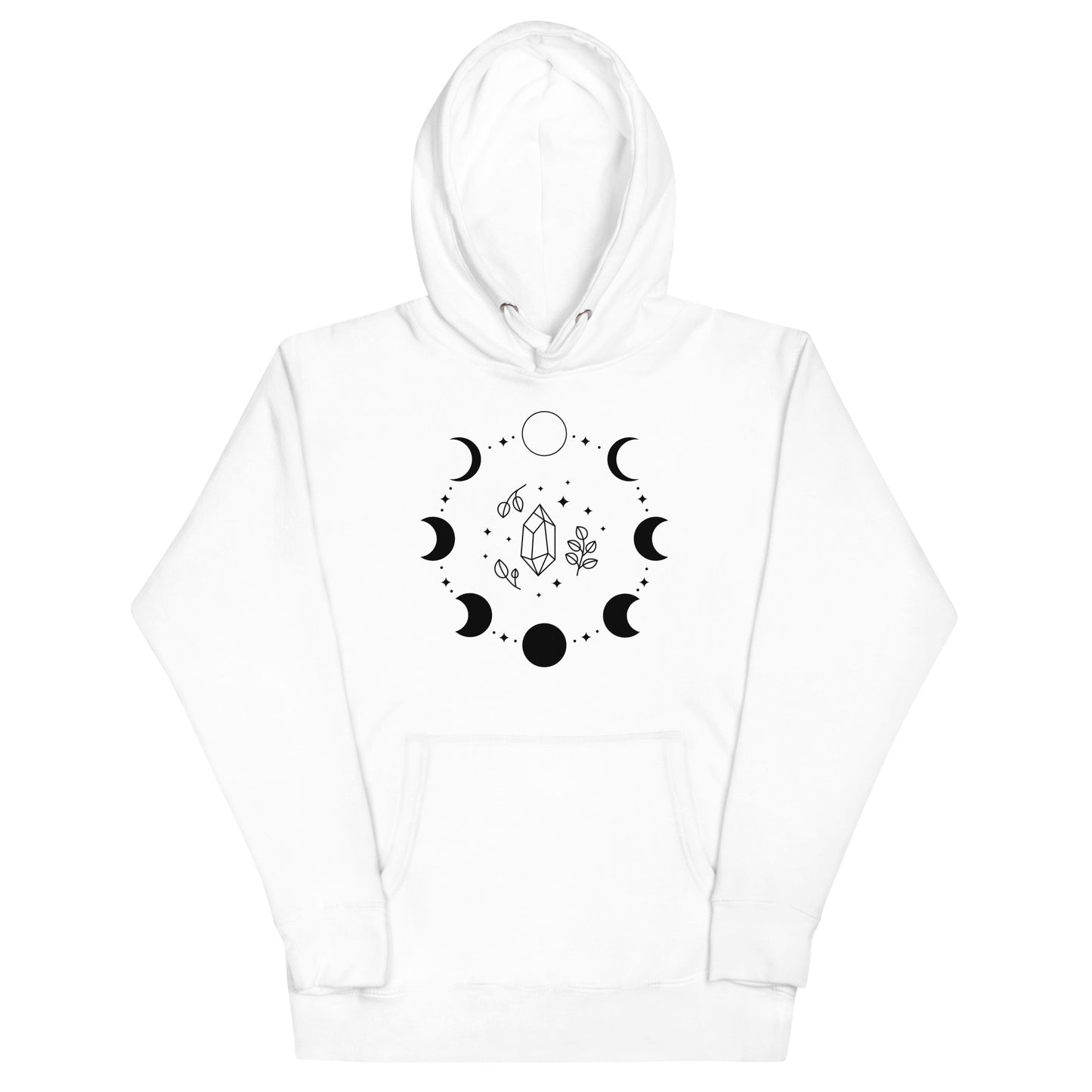Sweat à Capuche Unisexe - Cycle de Lune