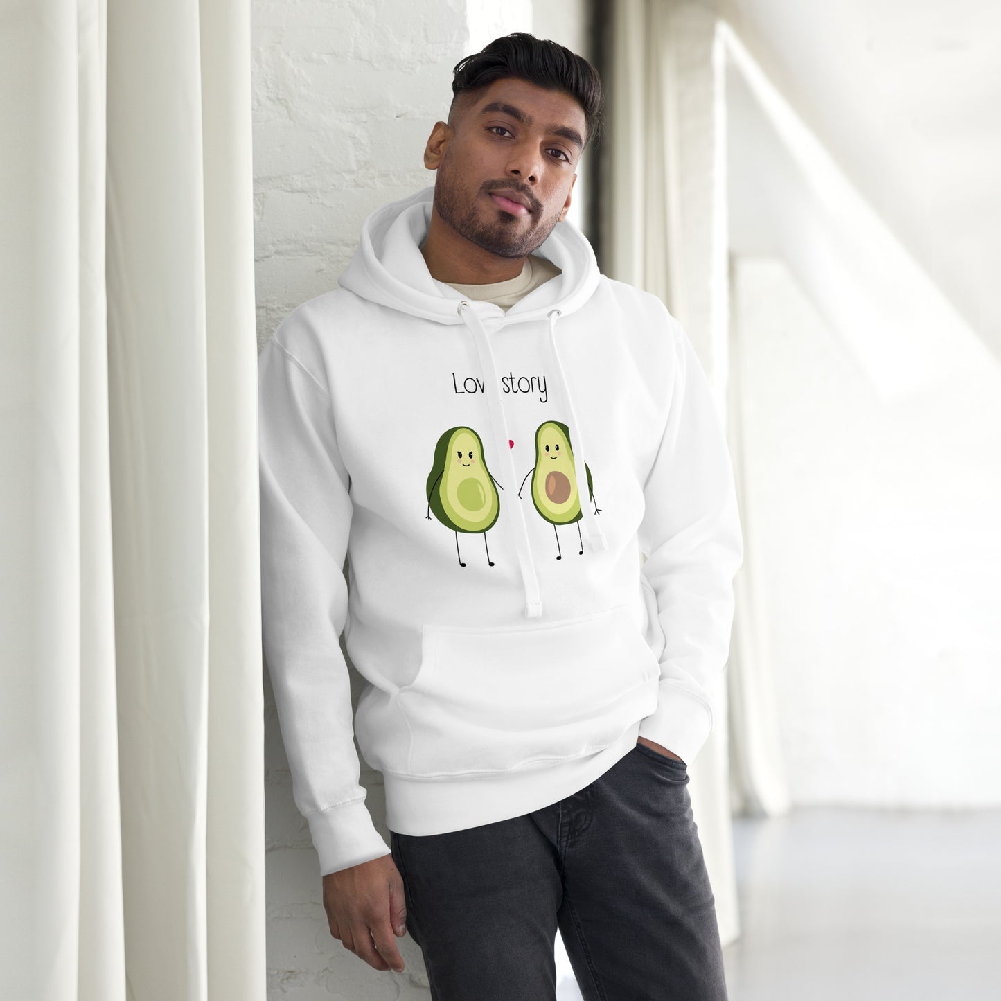 Sweat à Capuche Unisexe - Avocado Couple