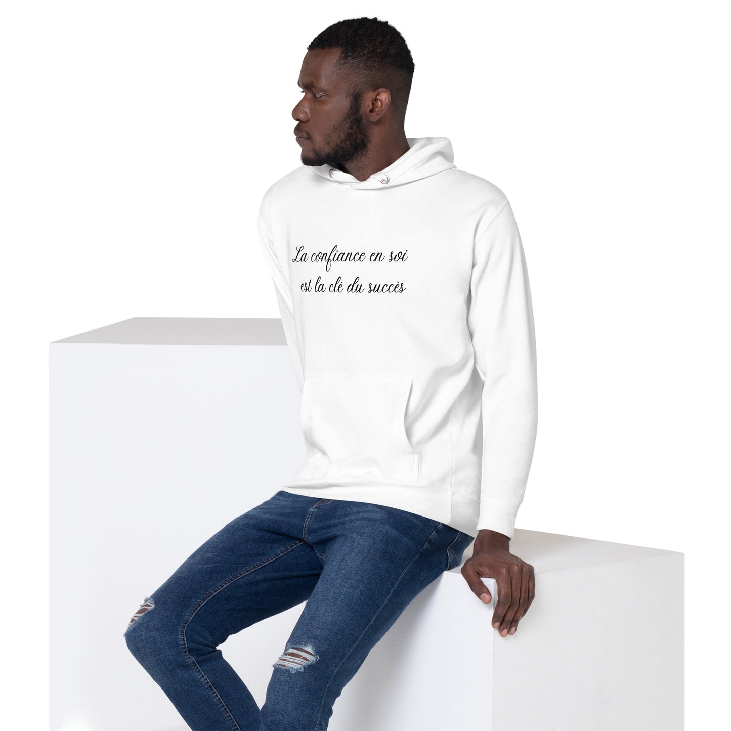 Sweat à Capuche Unisexe - La confiance en soi est la clé du succès